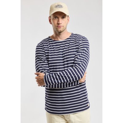 Marinière à col bateau en coton léger PLOZÉVET ARMOR-LUX