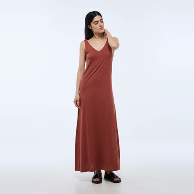 Robe longue unie en coton BIO GOTS MONOPRIX