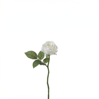 Tige de rose waterproof fermée artificielle H32 MARIA SIA