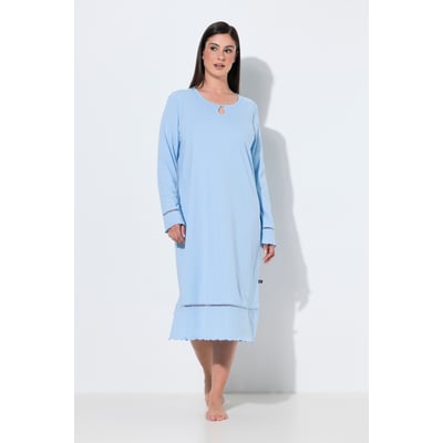 Chemise de nuit à col rond et manches ULLA POPKEN