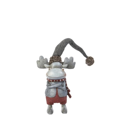 Figurine renne de noël décorative en résine H16 OLAF SIA DECO