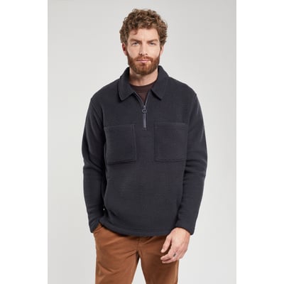 Sweat zippé unisexe en sherpa ARMOR-LUX