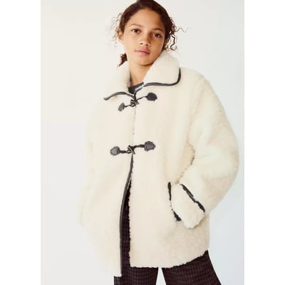 Manteau imitation mouton MANGO KIDS