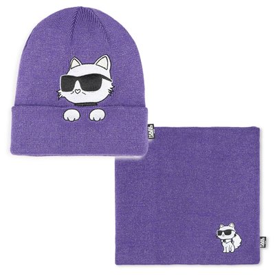 Ensemble bonnet et tour de cou KARL LAGERFELD KIDS