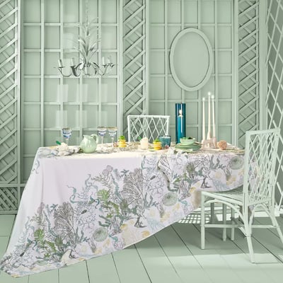 Nappe lin & coton lavé BALADE MARINE GARNIER THIEBAUT