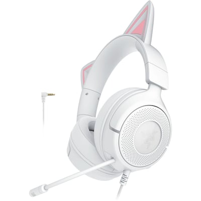 Casque gamer KRAKEN KITTY V3 X BLANC RAZER