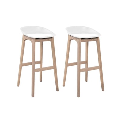 Lot de tabourets de bar en bois 65cm RIVA MOB IN