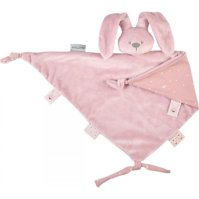 Maxi doudou Lapidou Glow avec motif imprimé vieux rose NATTOU
