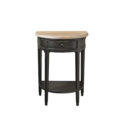 Table de chevet en bois d'acajou 1 tiroir  SOHO BERAH GETAH