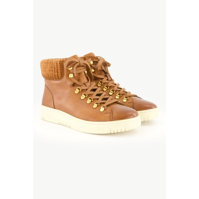 Sneakers en cuir, tricot, largeur H ULLA POPKEN