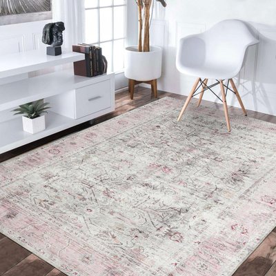 Tapis orient tissé en coton motif classique ABLAI UN AMOUR DE TAPIS