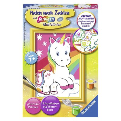 Peinture par numéros - Douce licorne RAVENSBURGER