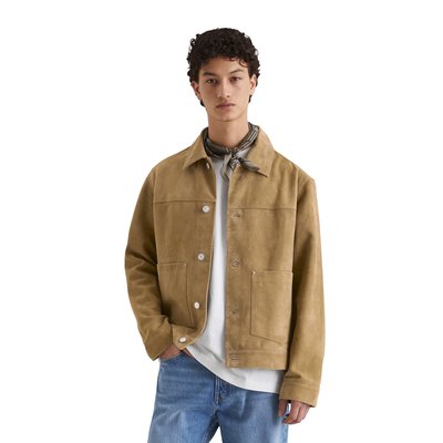 Veste en cuir régulière en cuir de chèvre souple MARC O’POLO DENIM