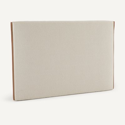 Tête de lit tweedée, finition cuir, Abby AM.PM