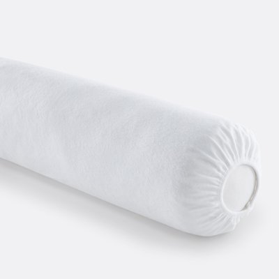 Bolster Protector in 100% Cotton Fleece with Anti-Mite Treatment LA REDOUTE INTERIEURS