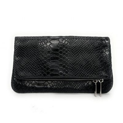 sac pochette en cuir embossé ROXANE PYTHON OH MY BAG