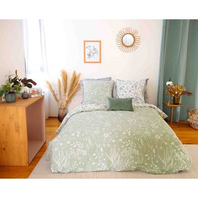 Parure housse de couette imprimée satin de coton, Susie C DESIGN HOME TEXTILE