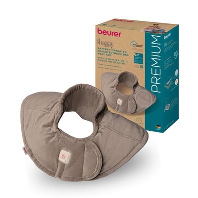 Coussin chauffant épaule HK 165 Huggy Taupe BEURER