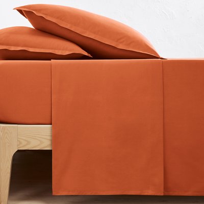 Drap plat uni percale de coton Scenario LA REDOUTE INTERIEURS