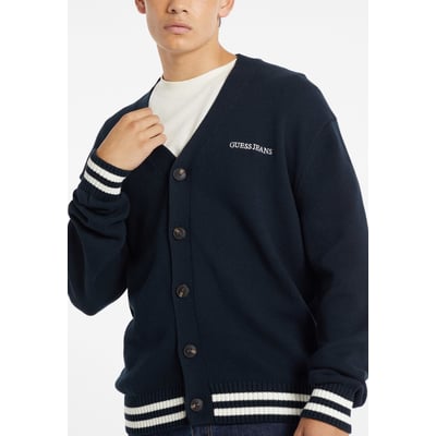 Cardigan Université Logo Brodé GUESS