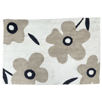 Tapis déco floral en coton tufté LENA FUTURE HOME