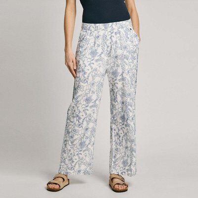 Pantalon Droit À Imprimé Fleuri PEPE JEANS