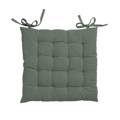 Assise de chaise matelassée en coton Kalas EDEN