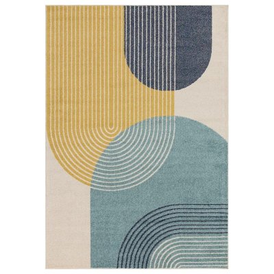 Tapis tissé plat moderne DISCO NOVATREND