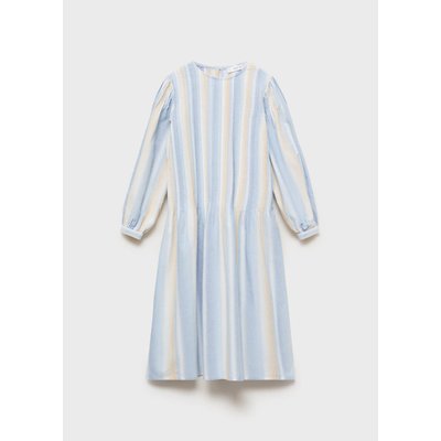 Robe froncée rayures MANGO KIDS