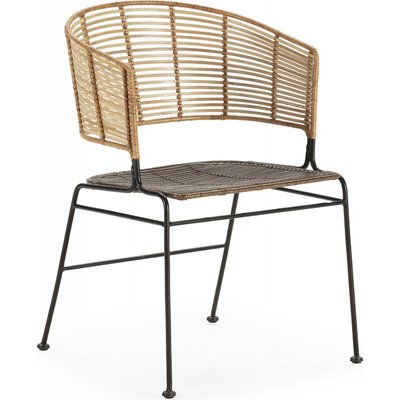 Chaise en métal et osier, élégance intemporelle RECOLLECTION