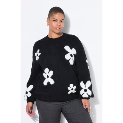 Pull oversize en maille fantaisie. Motif STUDIO UNTOLD