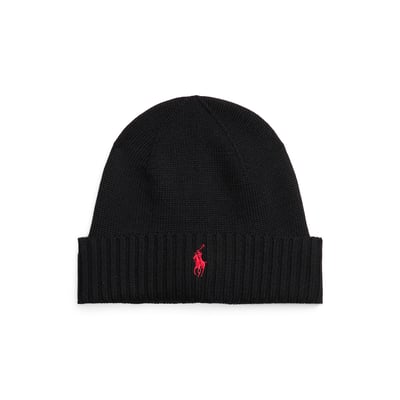 Шерстяная шапка с логотипом пони POLO RALPH LAUREN