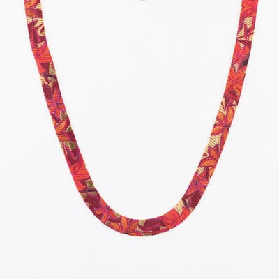 Collier chaine serpent Balagane à imprimé floral BALABOOSTE