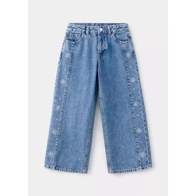 Jean large à clous MANGO KIDS