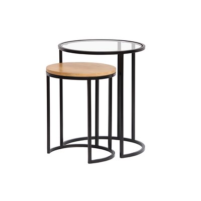 Tables d'appoint design gigognes (lot de 2) TAHL MILIBOO