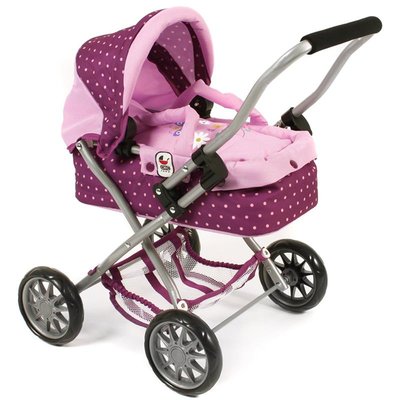 Poussette pour poupée - Couleur "Mûre" à poids. BAYER CHIC 2000
