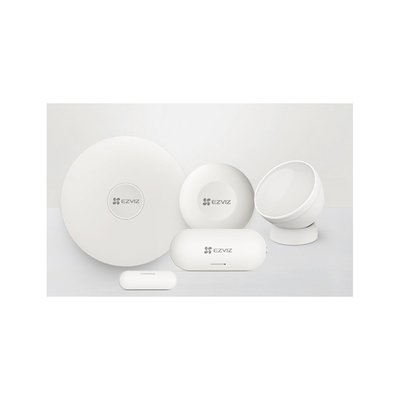 EZVIZ Alarme maison avec Hub/Sirène + 2 detecteurs +1 bouton