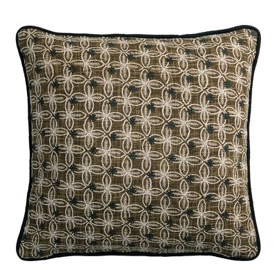 Housse de coussin polycoton BLANC D’IVOIRE