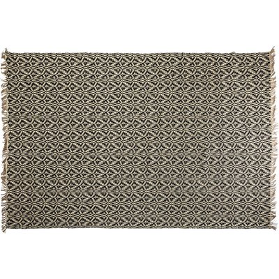 Tapis en jute rectangulaire, Ghanima RECOLLECTION