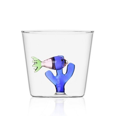 Verre poisson  Marine Gardern Pink Fish ICHENDORF