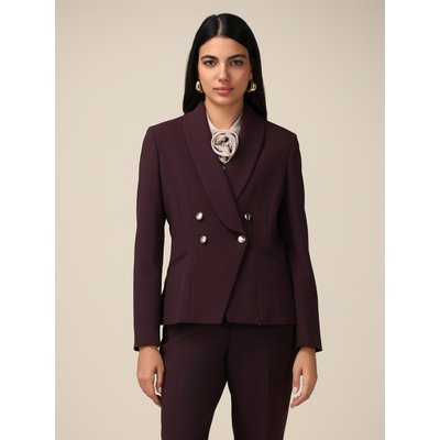 Blazer à coupe cintrée en tissu de viscose mélangée OLTRE
