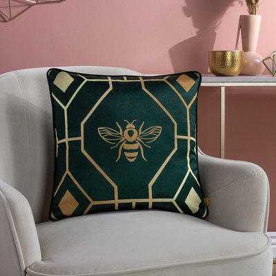 Bee Deco Geometric Cushion FURN.