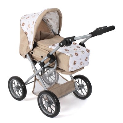 Poussette combinée Leni Beige avec oursons BAYER CHIC 2000