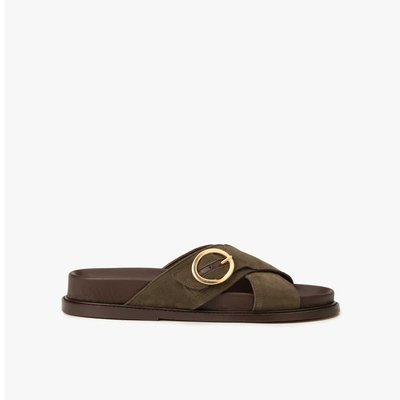 Sandale cuir velours BONNIE MAISON TOUFET