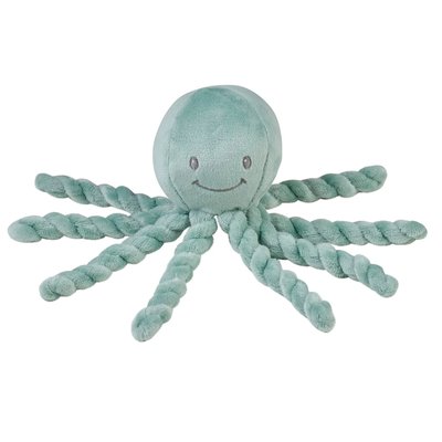 Peluche Octopus poulpe vert de gris NATTOU