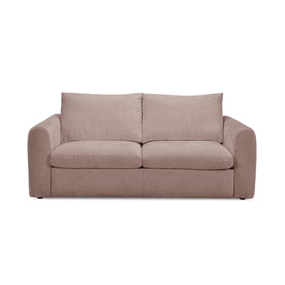 Canapé lit 3 places en velours côtelé couchage 140x190 cm, ARCHI BOBOCHIC