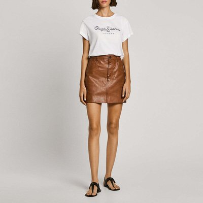 T-Shirt Coupe Regular Avec Logo En Strass PEPE JEANS
