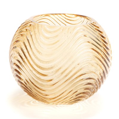 Vase boule Nais moutarde AMADEUS
