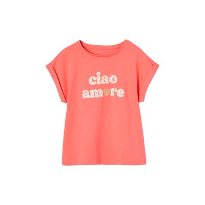 T-shirt à message motifs fleurs VERTBAUDET