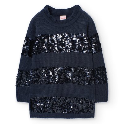 Robe en maille à paillettes BOBOLI